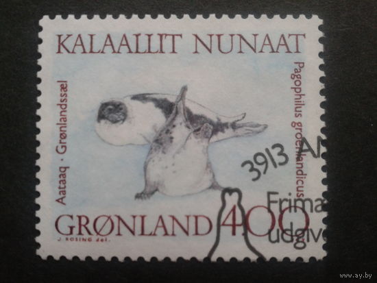 Дания Гренландия 1991 тюлени