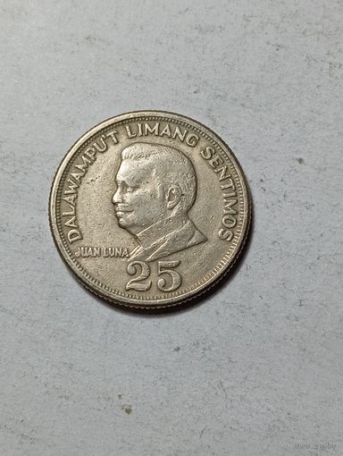 Филиппины 25 сентаво 1968 года .
