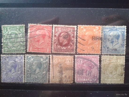Англия 1912-24 Король Георг 5 10 марок