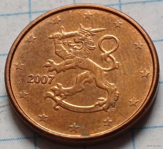 Финляндия 1 евроцент, 2007     ( 2-1-3 )
