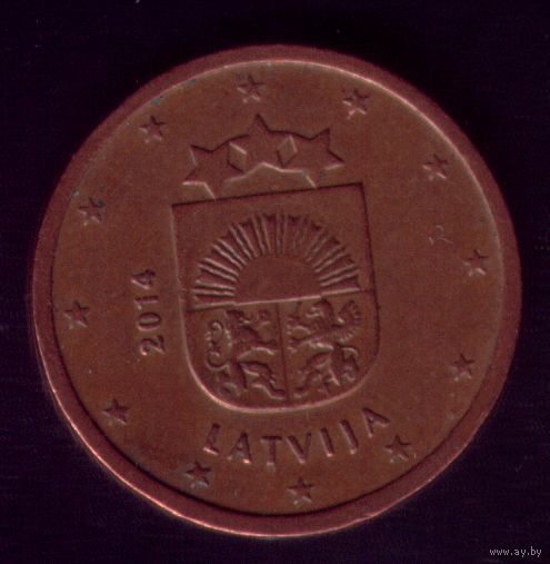 2 цента 2014 год Латвия