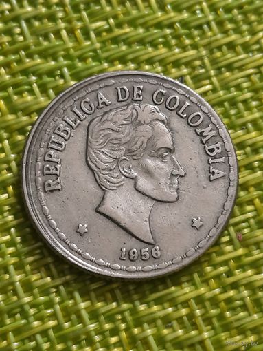 Колумбия 20 сентаво 1956 г
