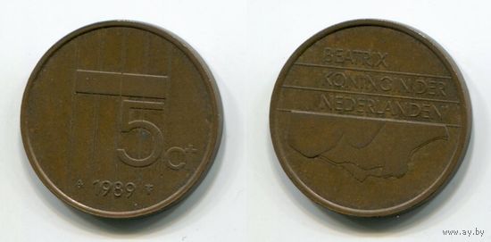 Нидерланды. 5 центов (1989)