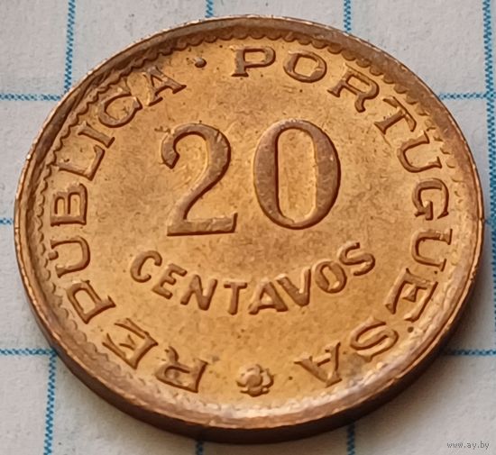 Мозамбик 20 сентаво, 1973       ( 2-2-6 )