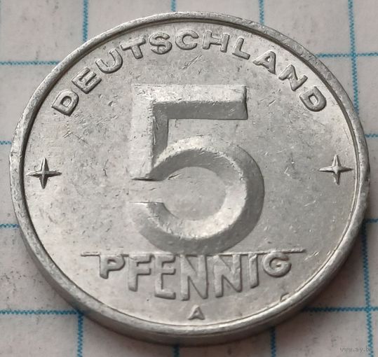 Германия - ГДР 5 пфеннигов, 1950    ( 2-1-4 )