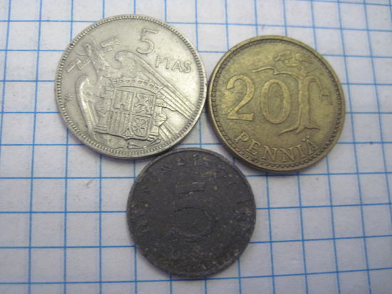 Три монеты/34 с рубля!