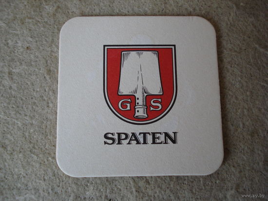 Подставка под пиво (бирдекель) "SPATEN" (Германия).(2).