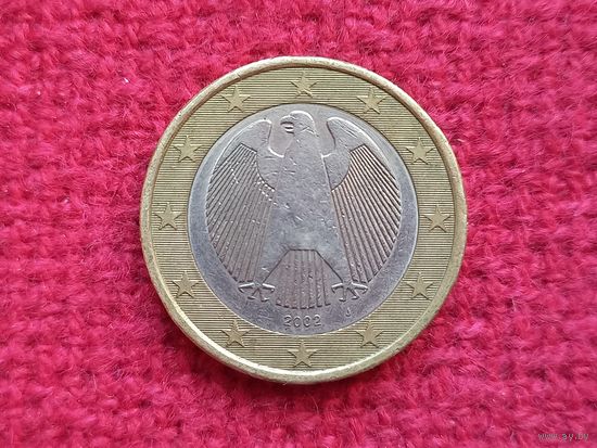 Германия ФРГ 1 евро 2002 г. J