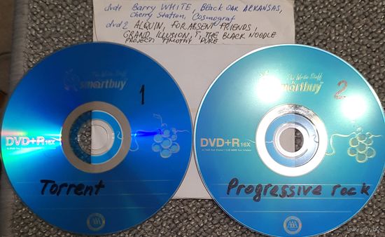 DVD MP3 дискография - Barry WHITE, BLACK OAK ARKANSAS, CHERRY STATION, COSMOGRAF, ALQUIN, FOR ABSENT FRIENDS, GRAND ILLUSION, T, The BLACK NOODLE PROJECT, TIMOTHY PURE - 2 DVD