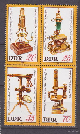 Старые микроскопы Германия ГДР 1980 год Лот 54 ЧИСТАЯ ПОЛНАЯ СЕРИЯ сцепка около 30 % от каталога по курсу 3 р
