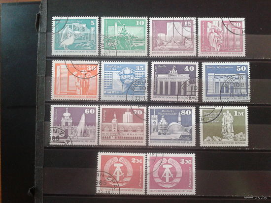 ГДР 1973-4 Стандарт 14 марок Большой формат