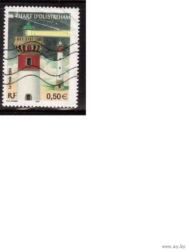 Франция-2004 (Мих.3864) ,  гаш.,  Маяки(перелом)