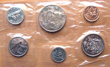 Канада набор 1978 6 монет PROOF-LIKE АЦ BUNC СОСТОЯНИЕ