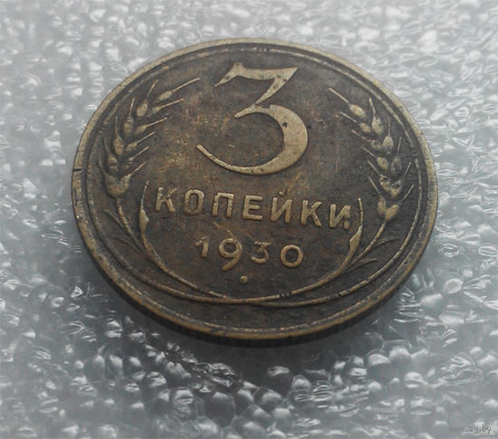 3 копейки 1930 года СССР #01