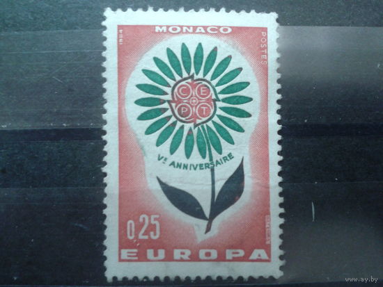 Монако 1964 Европа Михель-1,0 евро