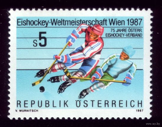 1 марка 1987 год Австрия 1877