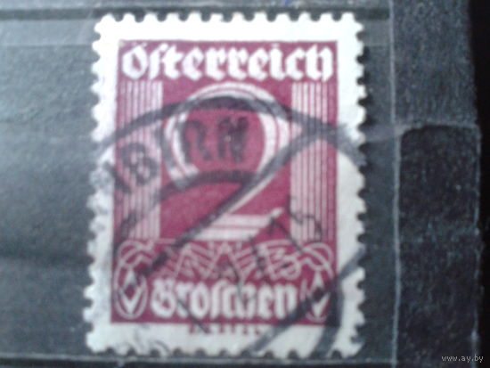 Австрия 1925 Стандарт 2 гроша
