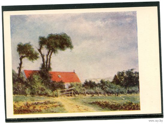 А. Маду (бельгийская школа). Ферма во Фландрии. Изд. Латвия, Рига 1960