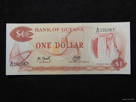 Гайана 1 доллар 1992г.UNC