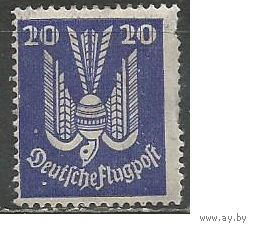 Германия(Веймарская Республика). Авиа. Лесной голуб. 1924г. Mi#346х.