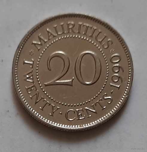 20 центов 1990 г. Маврикий