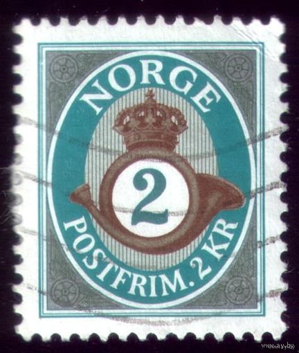 1 марка 1992 год Норвегия Стандарт