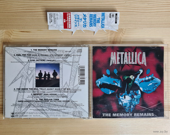 Metallica - The Memory Remains (CD, Japan, 1997, лицензия) c OBI