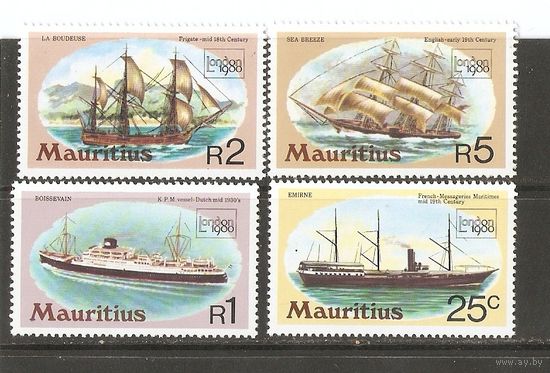 Мавритания 1980 Корабли