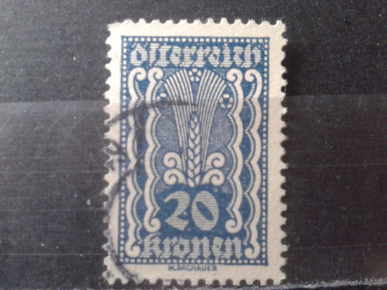 Австрия 1922 Стандарт 20 крон