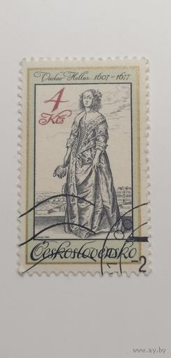 Чехословакия 1983. Костюмы из старых гравюр. Живопись