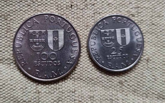 Мадейра 1981 2 монеты