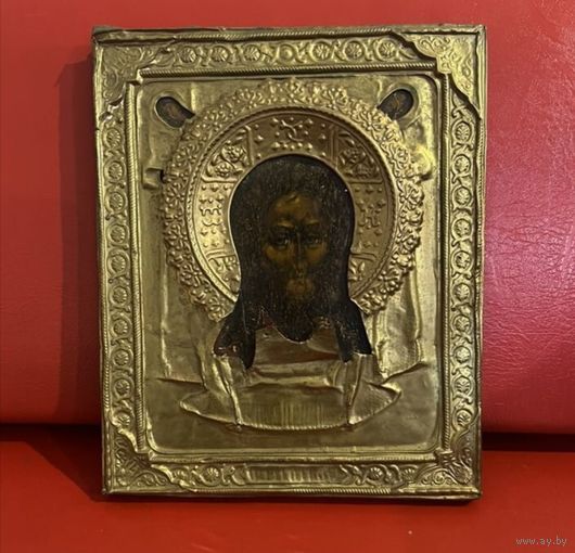 Икона Спас Нерукотворный (на Убрусе), 19 век, отличное состояние, с рубля!