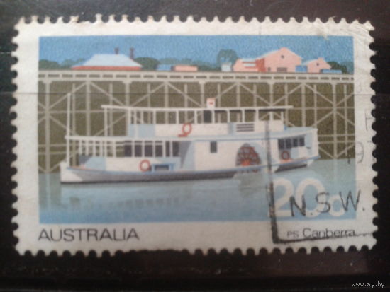 Австралия 1979 Колесный пароход Канберра