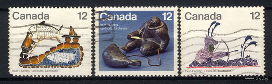 1977 Канада. Канадские эскимосы (инуиты) - охота