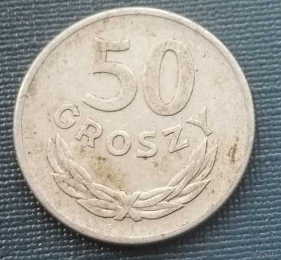 Польша 50 грошей, 1949 Алюминий, 1.6гр