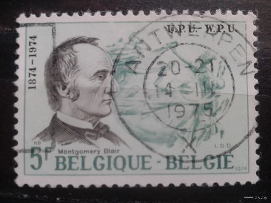 Бельгия 1974 100 лет ВПС, ген. почмейстер США