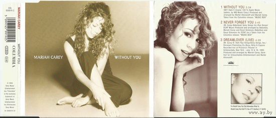 MARIAH CAREY - Without You/ Never Forget You/ Dreamlover (live) 1994 audio CD single