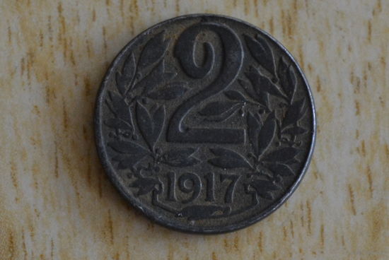 Австрия 2 геллера 1917