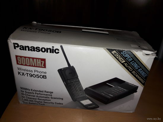 Радиотелефон Панасоник "Panasonic KX-T9050B". Made in Japan. 1995 год.