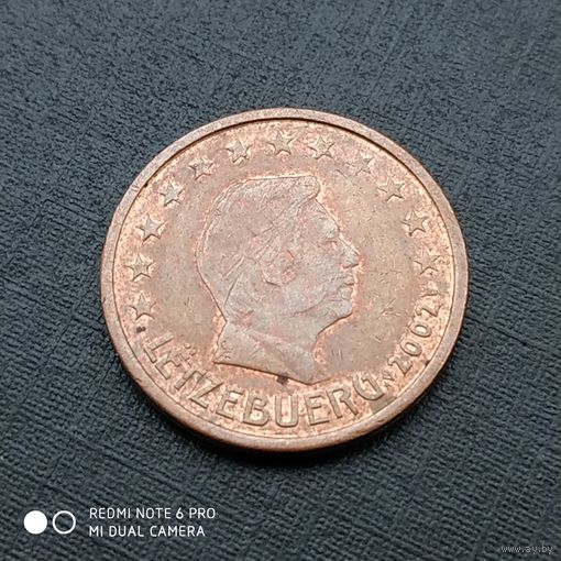 2 евроцента 2002 г. Люксембург