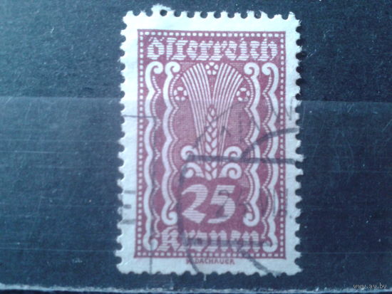 Австрия 1922 Стандарт 25 крон
