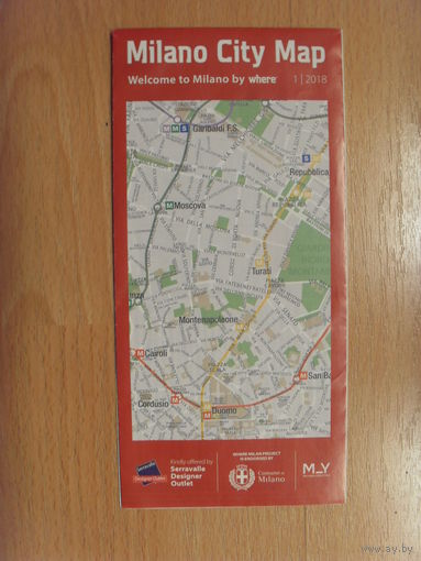 Карта (план) Милана
