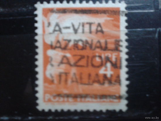 Италия 1946 Стандарт, Демократия 4 лиры