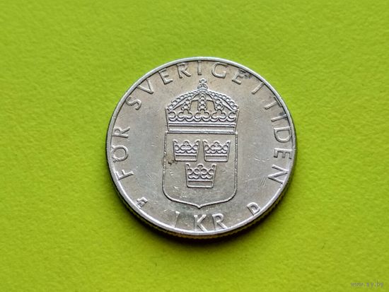 Швеция. 1 крона 1990.