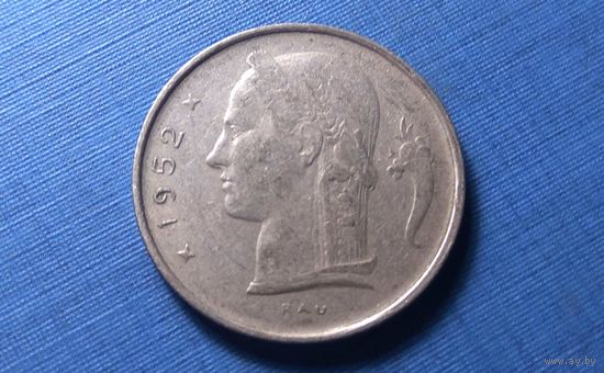1 франк 1952 BELGIQUE. Бельгия.