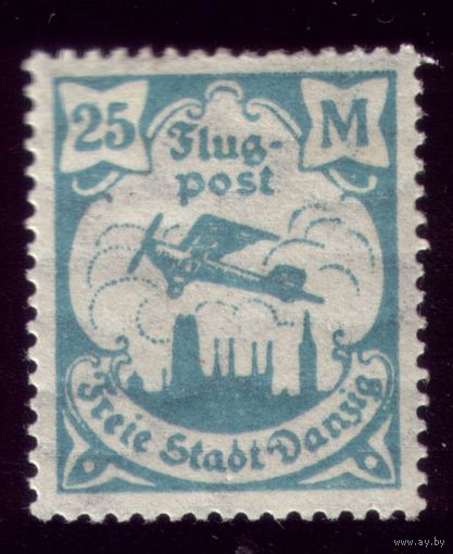 1 марка 1923 год Данциг 133