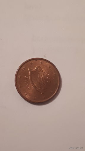 1 евро цент 2002