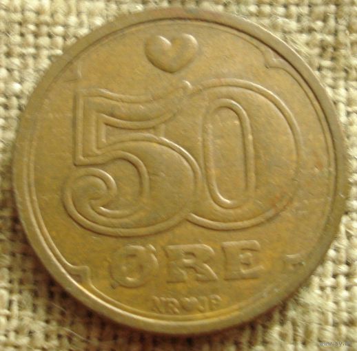 50 эре 1989 Дания