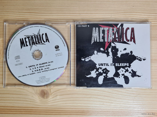 Metallica - Until It Sleeps (CD, Europe, 1996, лицензия) Part 1. MADE IN GERMANY