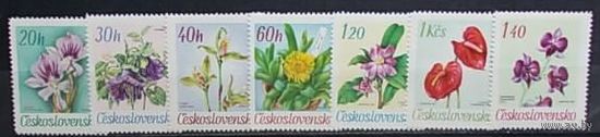 Цветы 7 марок 1967 г